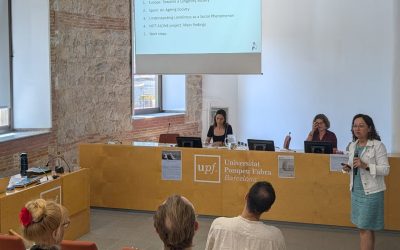 La directora de la Càtedra presenta els resultats del projecte NOT ALONE en una jornada científica a la Universitat Pompeu Fabra (UPF)